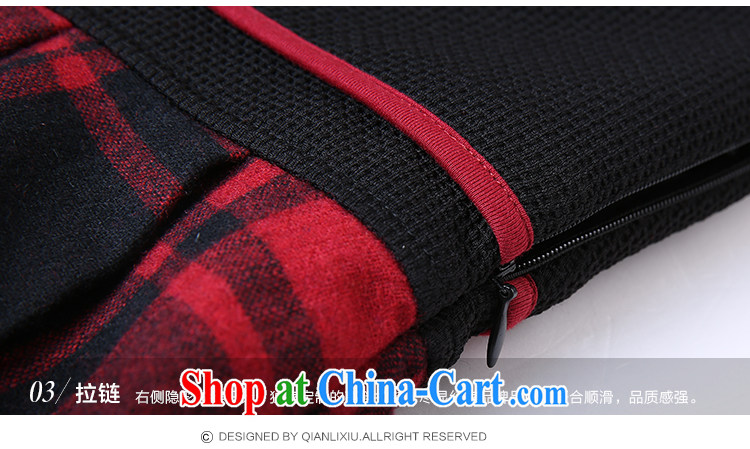 Slim LI Sau 2014 autumn and winter new large, stylish women's clothing decorated with a video thin Grand grid gross? dresses (with decoration) Q 6517 black 2 XL pictures, price, brand platters! Elections are good character, the national distribution, so why buy now enjoy more preferential! Health