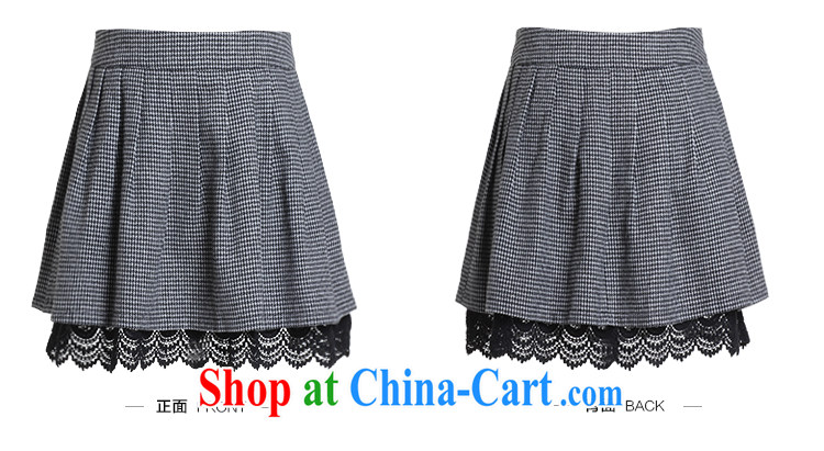Slim LI Sau 2014 autumn new large, stylish women in Europe and America with video thin 1000 birds, lace lace 100 hem skirt skirt body Q 6699 black 4XL pictures, price, brand platters! Elections are good character, the national distribution, so why buy now enjoy more preferential! Health
