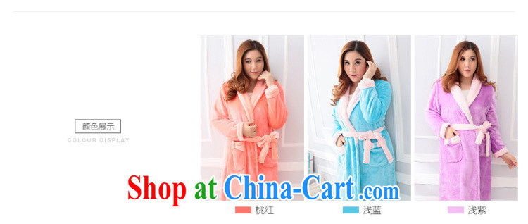 Slim LI Sau 2014 autumn and winter new, large, modern female lapel coral lint-free long-sleeved robes bathrobes home service (delivery belts), 6701 Q light purple 2 XL pictures, price, brand platters! Elections are good character, the national distribution, so why buy now enjoy more preferential! Health