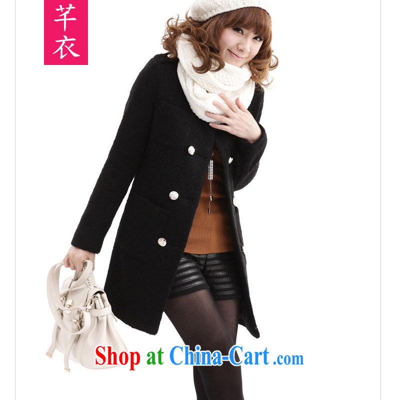 Constitution, thick mm XL girls 2015 new, indeed, winter clothing Korean autumn and winter, the gross is long-sleeved jacket thick warm warranty black to reference brassieres option, or the Advisory Service, constitution, and, shopping on the Internet