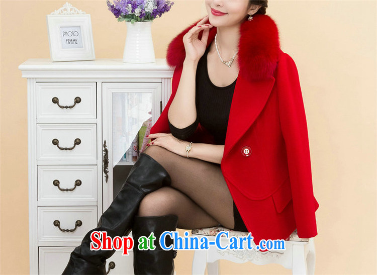 According to his conscience, 2014 fall and winter new, so the coat girl jacket short, for gross gross coat? NZ 60 rich red XXXXL pictures, price, brand platters! Elections are good character, the national distribution, so why buy now enjoy more preferential! Health