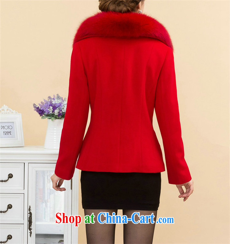 According to his conscience, 2014 fall and winter new, so the coat girl jacket short, for gross gross coat? NZ 60 rich red XXXXL pictures, price, brand platters! Elections are good character, the national distribution, so why buy now enjoy more preferential! Health