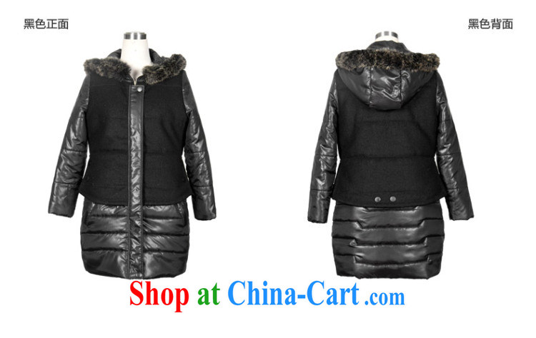 Colorful, larger female 2014 autumn and winter with new mm thick Korean cotton suit Female, long quilted coat jacket H 1017 black 6 XL pictures, price, brand platters! Elections are good character, the national distribution, so why buy now enjoy more preferential! Health