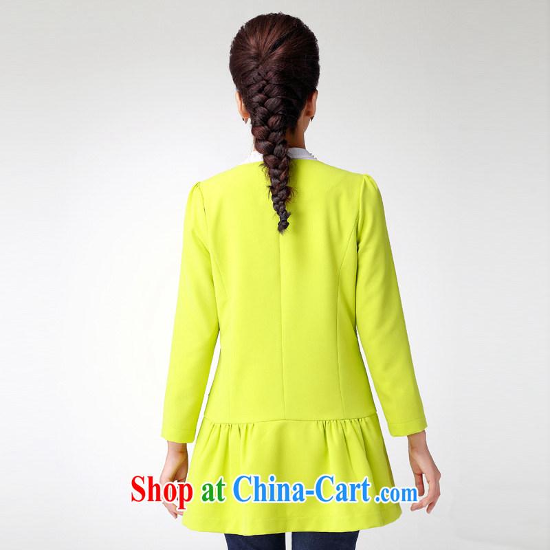 The Mecca is indeed XL women mm thick winter clothing new 2014 King, the Netherlands beauty jacket female 14,069 yellow-green 6 XL, former Yugoslavia, Mak, and shopping on the Internet