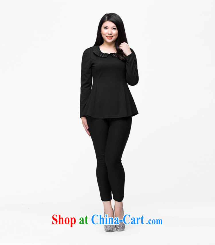 City, 2014 the Code women mm thick autumn is new, solid T-shirt Han version large cash back T shirts women T-shirt black 5 XL pictures, price, brand platters! Elections are good character, the national distribution, so why buy now enjoy more preferential! Health