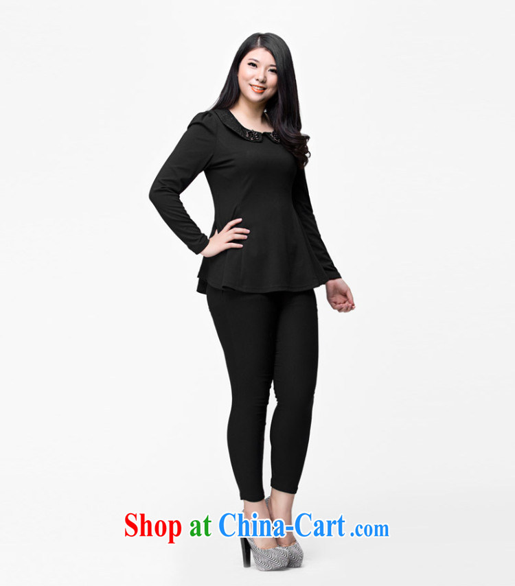 City, 2014 the Code women mm thick autumn is new, solid T-shirt Han version large cash back T shirts women T-shirt black 5 XL pictures, price, brand platters! Elections are good character, the national distribution, so why buy now enjoy more preferential! Health