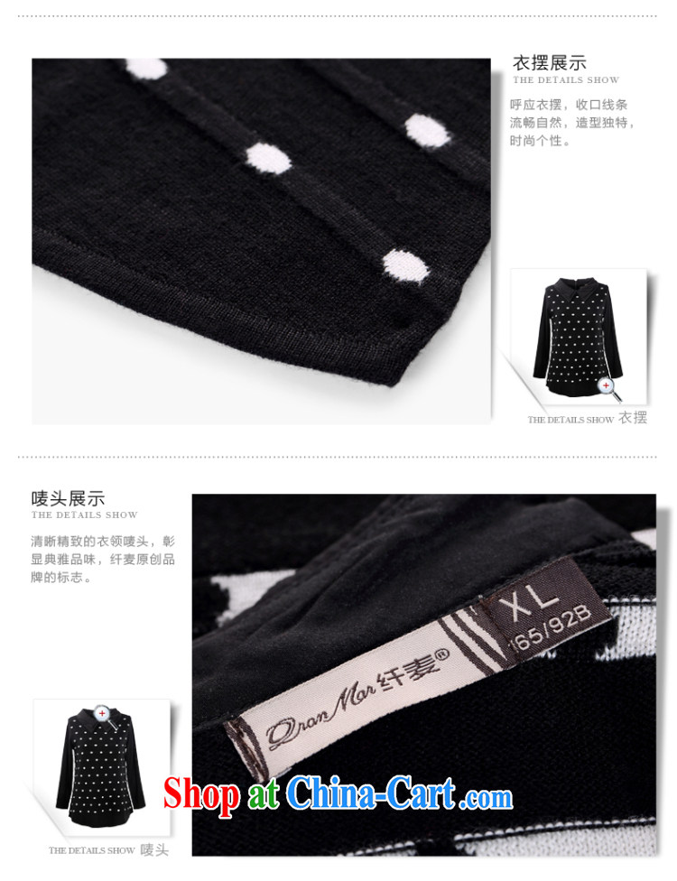 The MR big, women 2014 winter clothes new, thick mm stylish wave-shirt collar sweater jacket YF - 14,006 black 3 XL pictures, price, brand platters! Elections are good character, the national distribution, so why buy now enjoy more preferential! Health