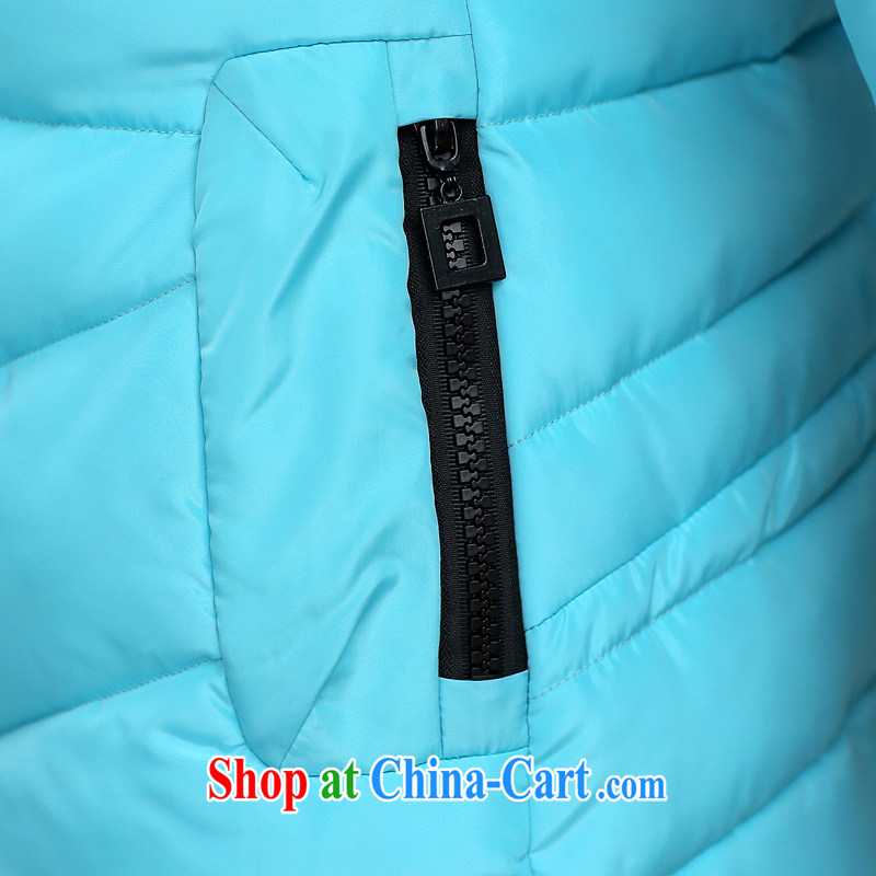 The line spend 2014 New Wave, stamp duty, long, large, quilted coat Korean thicken the code jacket S 1567 - 4 red 3 XL, sea routes, and shopping on the Internet