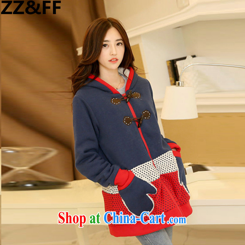 ZZ &FF 2015 spring and indeed increase 200 Jack thick MM cotton clothing fashion the lint-free cloth Korean parka brigades