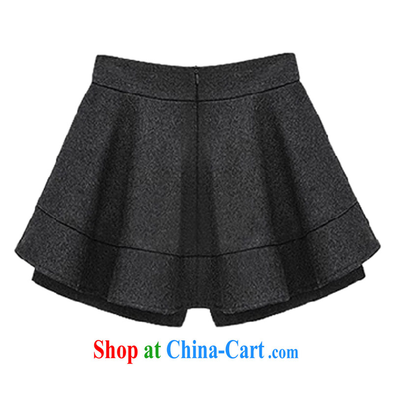 Special Offers clearance does not return not-for-winter new Korean version the fertilizer significantly, female autumn gross loaded weight? MM short skirts pants hot pants solid pants and skirts 907 wine red 5 XL (38 - 42), dan Jie Shi (DANJIESHI), online shopping