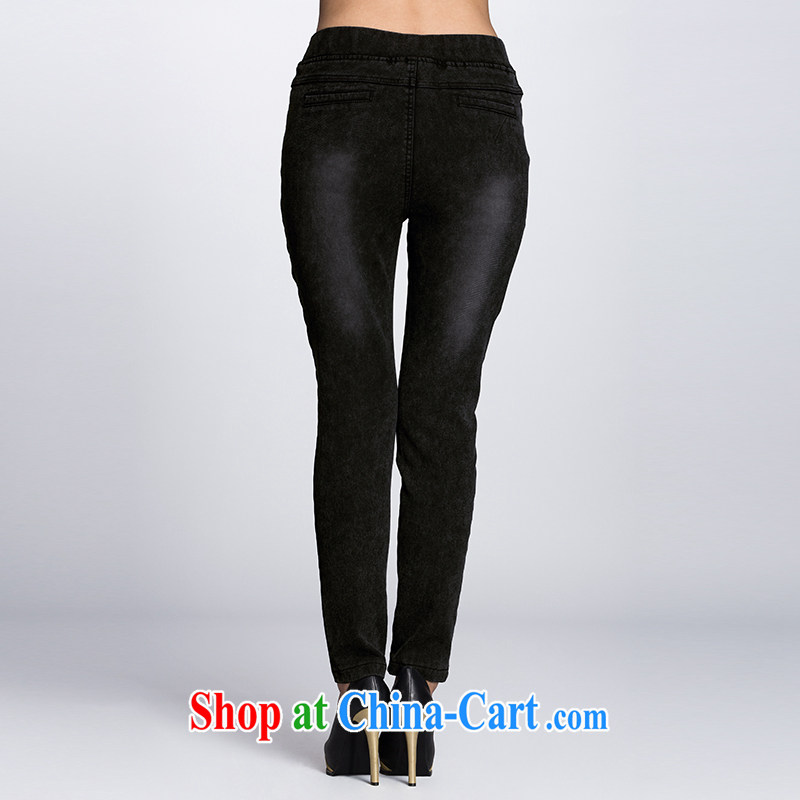 Slim, Mr Big, women winter 2014 the new emphasis on cultivating mm solid pants 944091437 black 3 XL, former Yugoslavia, Mak, and shopping on the Internet