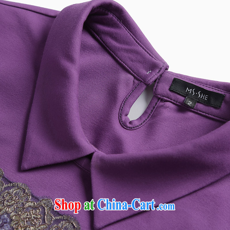 MsShe XL solid long-sleeved T-shirt blue 6 XL, Susan Carroll, Ms Elsie Leung Chow (MSSHE), shopping on the Internet