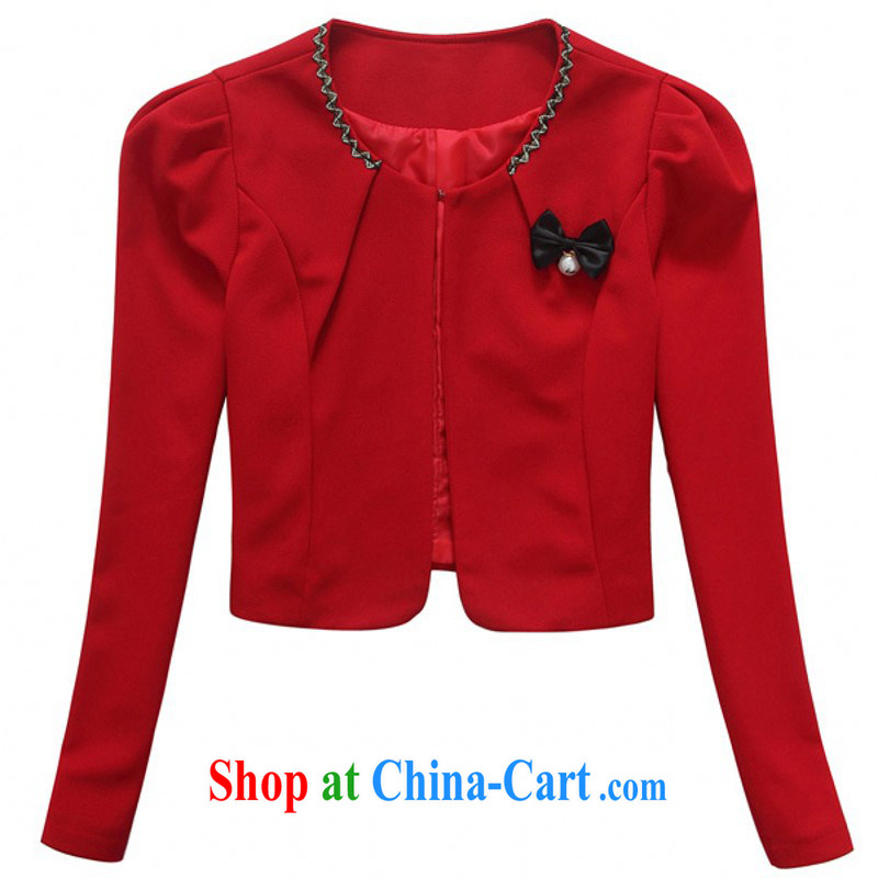 Package e-mail delivery Korean dresses new aura Standard Two Piece Set with career skirt vest solid skirt the ventricular hypertrophy Code Red Grand Prix Red Kit 3 XL approximately 160 - 175 jack, land is still the garment, shopping on the Internet