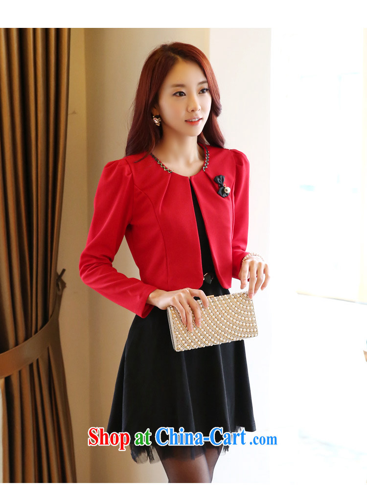 Package e-mail delivery and ventricular hypertrophy, the long-sleeved T-shirt style shawl ladies dress 100 a professional air conditioning T-shirt jacket red 100 ground Grand Prix dresses red 3XL approximately 150 - 165 Jack pictures, price, brand platters! Elections are good character, the national distribution, so why buy now enjoy more preferential! Health