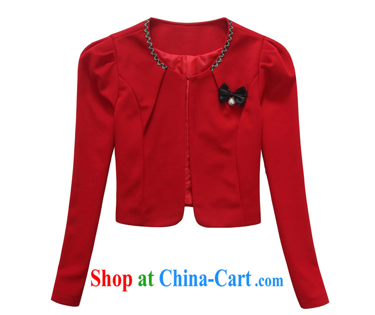 Package e-mail delivery and ventricular hypertrophy, the long-sleeved T-shirt style shawl ladies dress 100 a professional air conditioning T-shirt jacket red 100 ground Grand Prix dresses red 3XL approximately 150 - 165 Jack pictures, price, brand platters! Elections are good character, the national distribution, so why buy now enjoy more preferential! Health