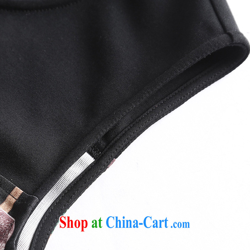 MsShe XL girls 2015 new summer round-collar stamp beauty graphics thin aura vest dress 2387 black 6 XL, Susan Carroll, Ms Elsie Leung Chow (MSSHE), online shopping