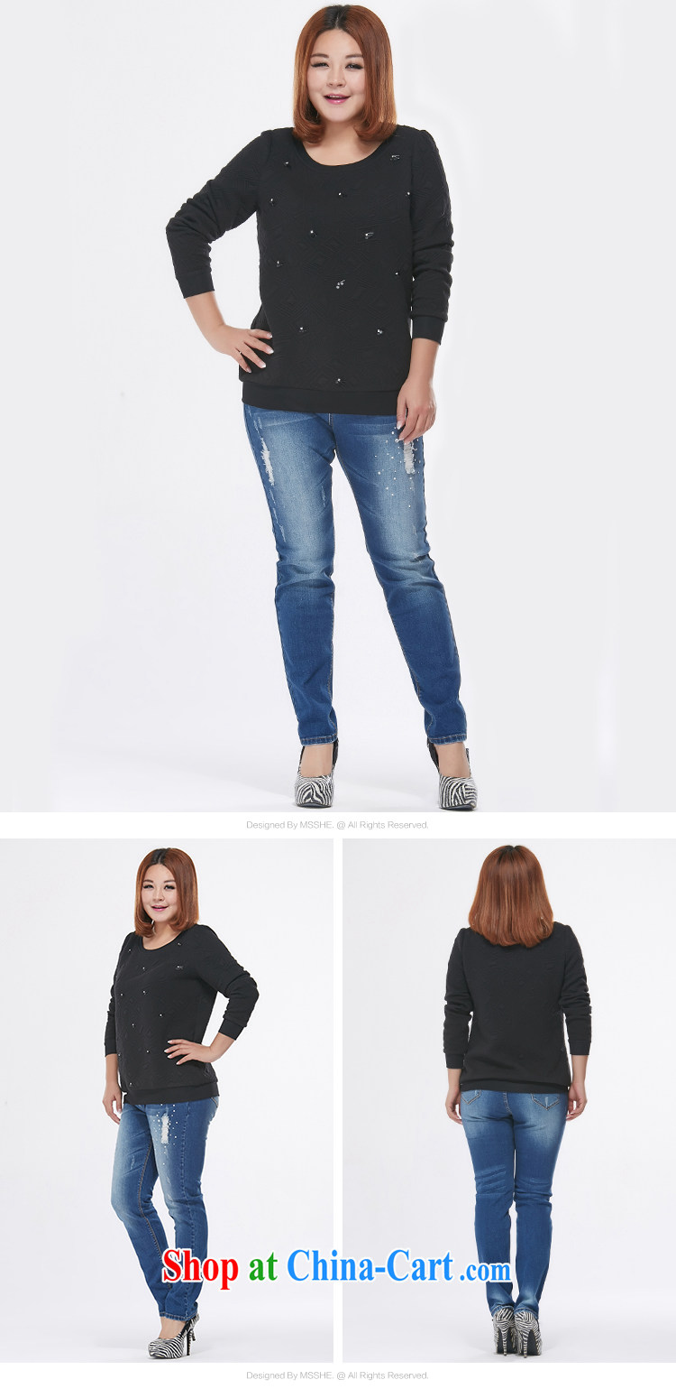 MsShe XL girls 2015 new Korean hot drill, high waist leisure video thin jeans 7882 denim blue T 5 pictures, price, brand platters! Elections are good character, the national distribution, so why buy now enjoy more preferential! Health