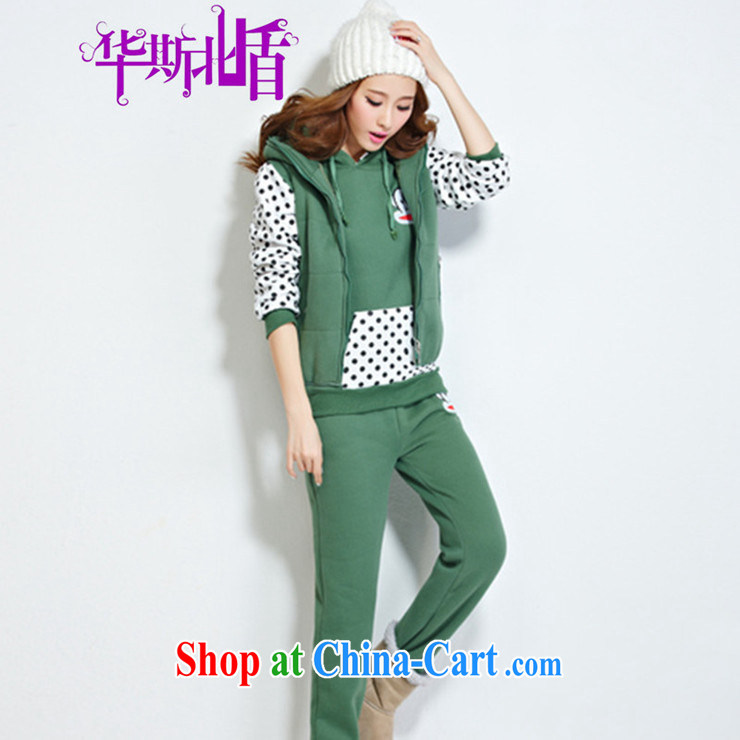 Winter clothing sweater girl thicken the lint-free cloth, large-cap head movement set decoration, graphics thin elegance and stylish warm, a long-sleeved pants 3-piece of red XXXL pictures, price, brand platters! Elections are good character, the national distribution, so why buy now enjoy more preferential! Health