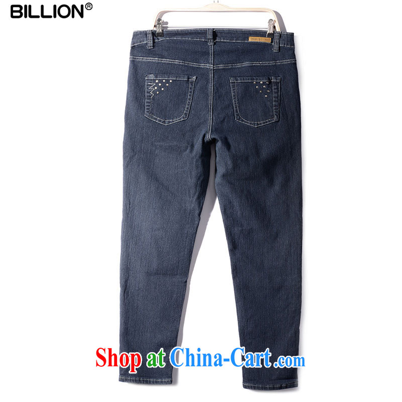 BILLION female XL King code graphics skinny legs jeans S 23,001 the $68 dark blue 56 (7XL), BILLION, shopping on the Internet