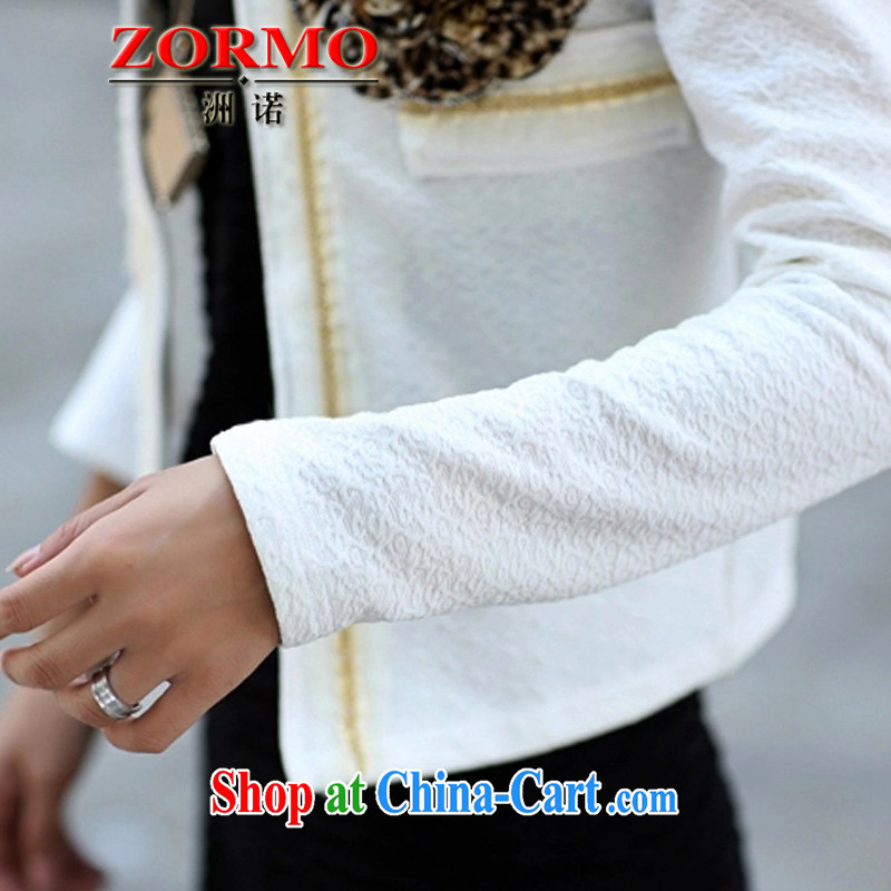 ZORMO Korean female autumn and winter, mm thick the furnishings and indeed XL jacket female the size suits white XL 5 180 - 200 jack, ZORMO, shopping on the Internet