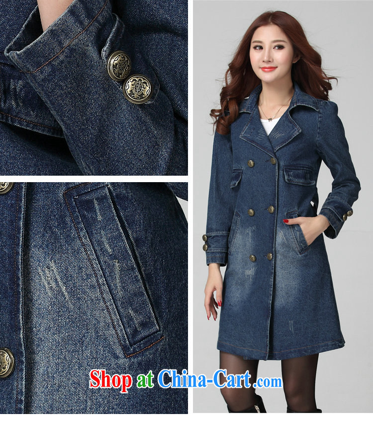 Constitution Yi Korean version of the new, 2015 XL female coats thick mm spring decor, Video slim, indeed, atmospheric double-style jeans, cotton, XL 6 190 - 210 Jack pictures, price, brand platters! Elections are good character, the national distribution, so why buy now enjoy more preferential! Health