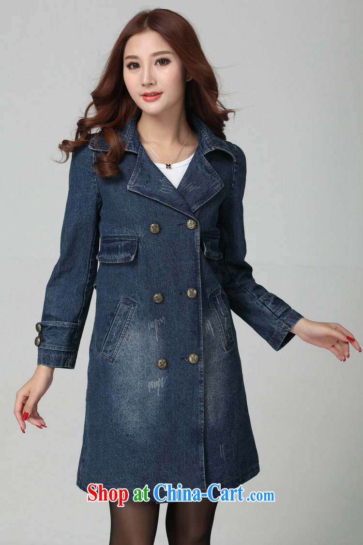 Constitution Yi Korean version of the new, 2015 XL female coats thick mm spring decor, Video slim, indeed, atmospheric double-style jeans, cotton, XL 6 190 - 210 Jack pictures, price, brand platters! Elections are good character, the national distribution, so why buy now enjoy more preferential! Health