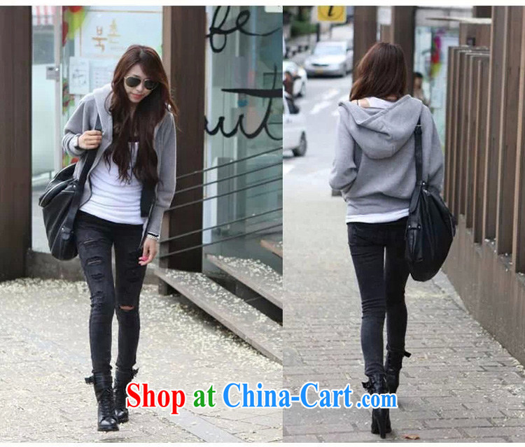 The ink marks spring 2015 ladies thick MM XL Korean loose cap T-shirt bat long-sleeved sweater relaxed sport and leisure jacket in short about 100 ground female jacket gray 2 XL (recommendations 125 - 135 jack) pictures, price, brand platters! Elections are good character, the national distribution, so why buy now enjoy more preferential! Health