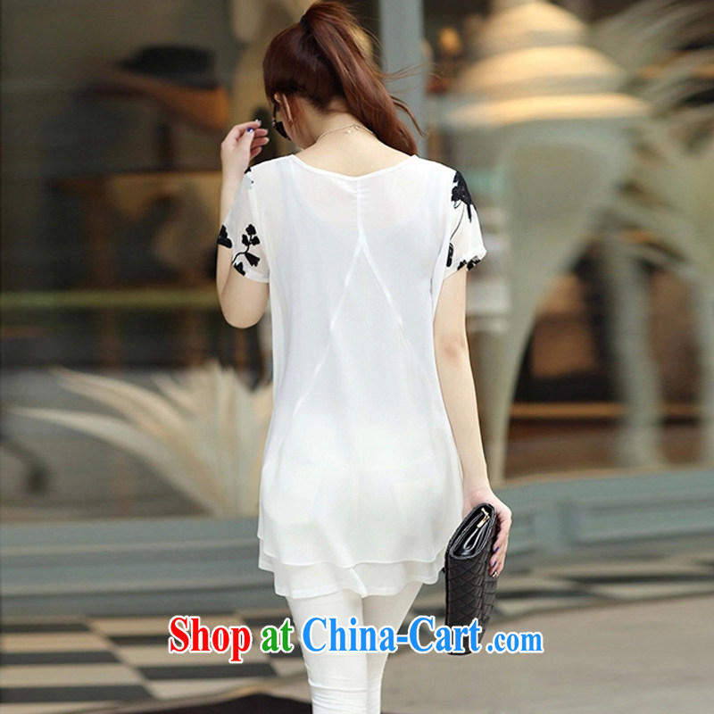 Jimmy Hill summer 2015 new female Korean short-sleeved loose the code snow woven shirts F 1505 #white XXXL, Jimmy Hill (JIMIQIU), online shopping