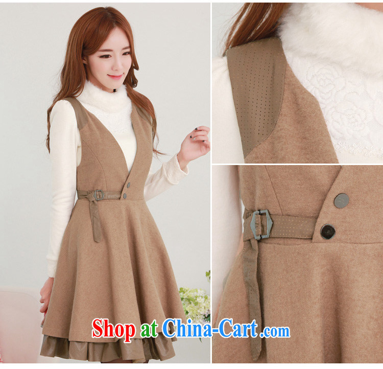 Constitution, 2015 winter clothing XL new, thick hair that spell, ultra-large high visibility vest skirt fat, thick sister Korean lady style long-sleeved dresses black S pictures, price, brand platters! Elections are good character, the national distribution, so why buy now enjoy more preferential! Health