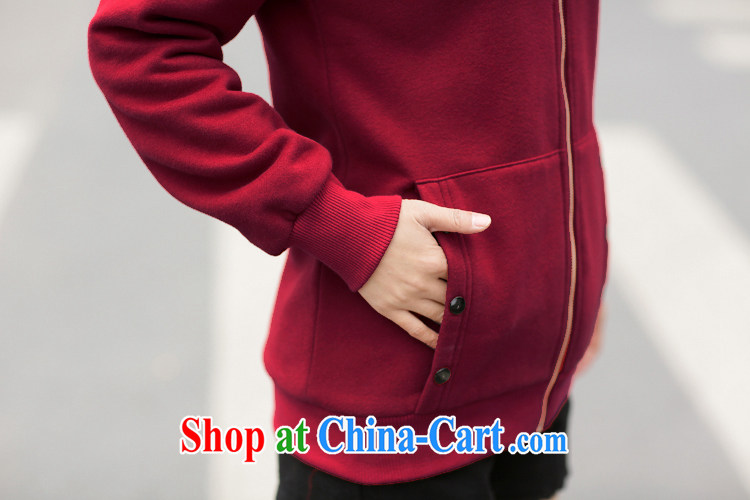 ZORMO Korean female autumn and winter, lint-free cloth and a gross thick thick mm sweater cotton and fertilizer XL jacket female wine red 6 XL 185 - 215 Jack pictures, price, brand platters! Elections are good character, the national distribution, so why buy now enjoy more preferential! Health