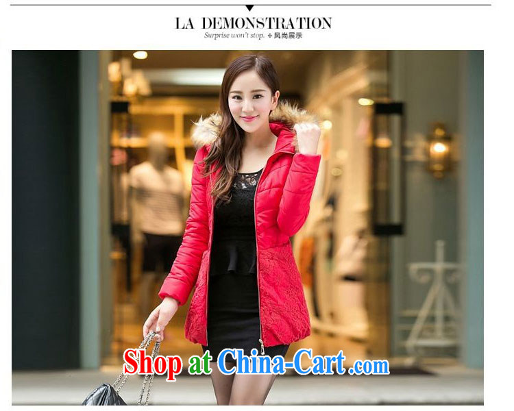 ZORMO winter 2014 new Korean female lace stitching thick mm and indeed XL quilted coat girls thick warm jacket black 6 XL pictures, price, brand platters! Elections are good character, the national distribution, so why buy now enjoy more preferential! Health