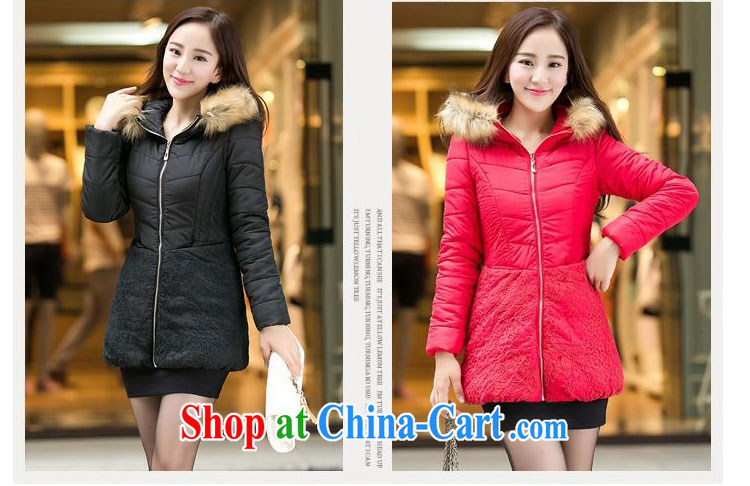 ZORMO winter 2014 new Korean female lace stitching thick mm and indeed XL quilted coat girls thick warm jacket black 6 XL pictures, price, brand platters! Elections are good character, the national distribution, so why buy now enjoy more preferential! Health