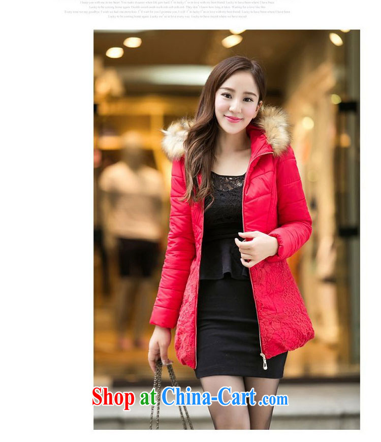 ZORMO winter 2014 new Korean female lace stitching thick mm and indeed XL quilted coat girls thick warm jacket black 6 XL pictures, price, brand platters! Elections are good character, the national distribution, so why buy now enjoy more preferential! Health