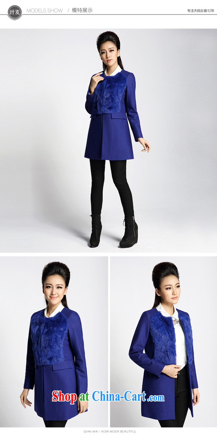 The Mak larger women 2014 winter clothing new thick mm stylish stitching graphics thin? jacket 944187133 blue 6 XL pictures, price, brand platters! Elections are good character, the national distribution, so why buy now enjoy more preferential! Health