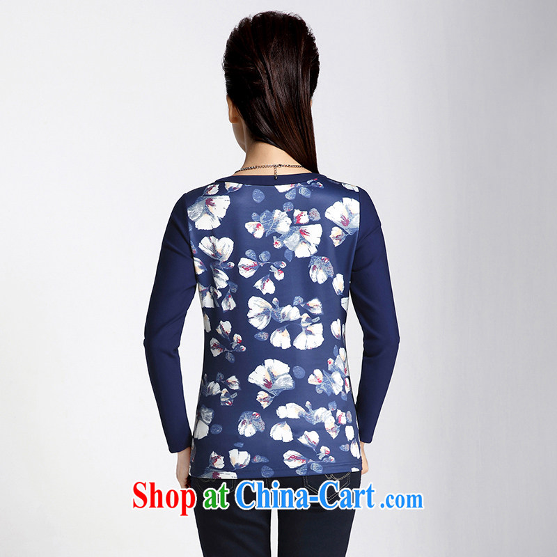 The Mak is the female 2014 winter clothes new, thick mm sepia stamp duty on 100 long-sleeved shirt T 944365107 blue 6 XL, former Yugoslavia, Mak, and shopping on the Internet