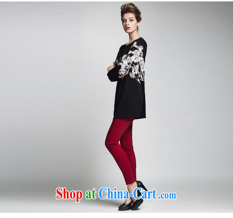 The Mak larger women 2014 winter clothing new thick mm stylish retro in the tread long sweater 944083068 black 4XL pictures, price, brand platters! Elections are good character, the national distribution, so why buy now enjoy more preferential! Health