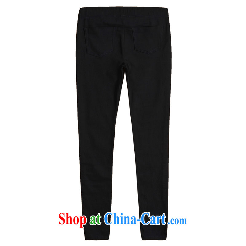 NOS Korean trendy, female spring beauty thick warm graphics thin, cowboy pants pencil trousers castor pants M 92,591 black 42 code 240 jack, and thin (NOS), online shopping