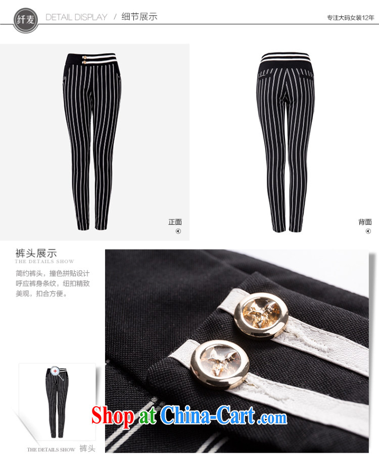 The Mak larger women 2014 winter clothing new thick mm stylish vertical streaks graphics thin pants 944091523 black 5 XL pictures, price, brand platters! Elections are good character, the national distribution, so why buy now enjoy more preferential! Health