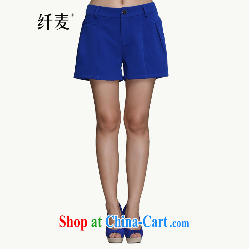 The Mecca is indeed increasing, female 2015 spring new thick mm stylish commuter loose shorts 951094541 blue 5 XL