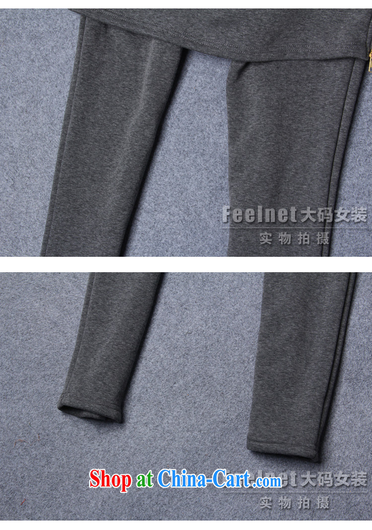 feelnet larger women 2015 spring new thick MM, trouser press stretch the lint-free cloth XL solid Trouser press 1497 large gray code 4 XL pictures, price, brand platters! Elections are good character, the national distribution, so why buy now enjoy more preferential! Health