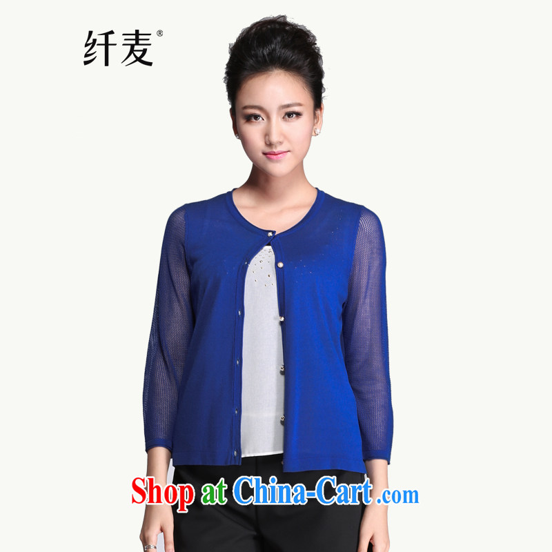 Slim, Mr Big, women 2014 winter clothes new thick mm stylish 100 ground short knit-blue 951022077 3 XL