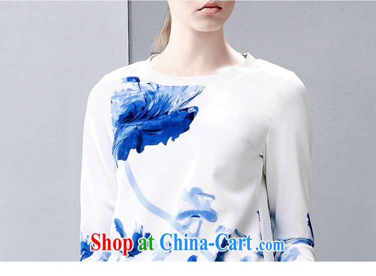 The wheat high-end large, female 2015 spring new emphasis on 100 mm ground loose stamp Casual Shirt 851365113 white 5XL pictures, price, brand platters! Elections are good character, the national distribution, so why buy now enjoy more preferential! Health