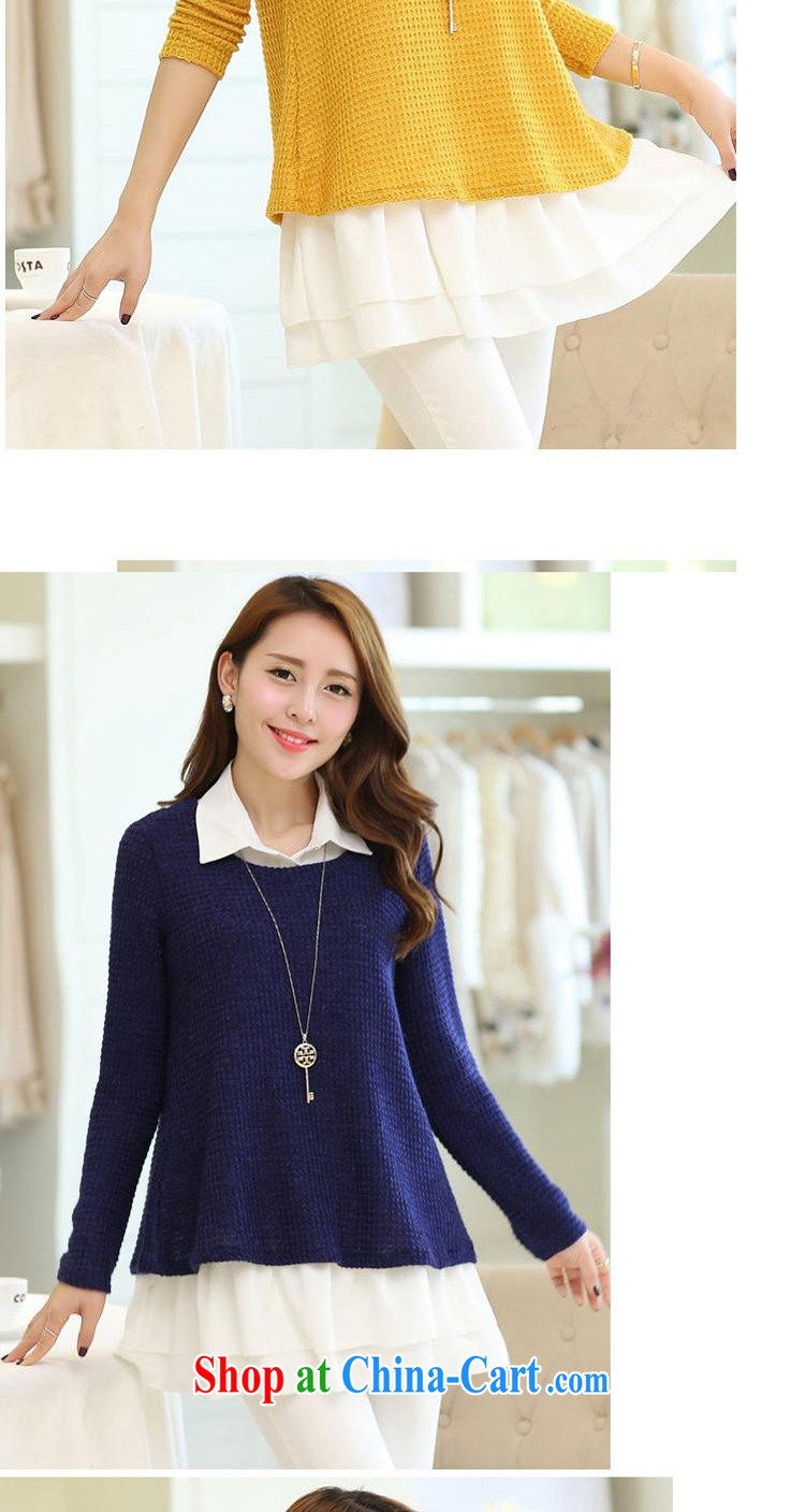 flower girl Isabelle 2015 spring new Korean trendy, snow-woven two-piece knitted solid dresses female D 7375 dark blue XXXL pictures, price, brand platters! Elections are good character, the national distribution, so why buy now enjoy more preferential! Health
