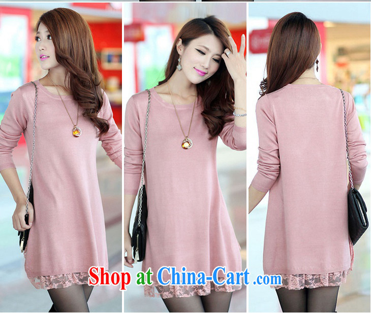 Athena Chu Yan and snow 2014 autumn and winter, new beauty, the female Korean sweater skirt girl Cashmere Sweaters dresses knitting girls 8936 pink XXXL pictures, price, brand platters! Elections are good character, the national distribution, so why buy now enjoy more preferential! Health