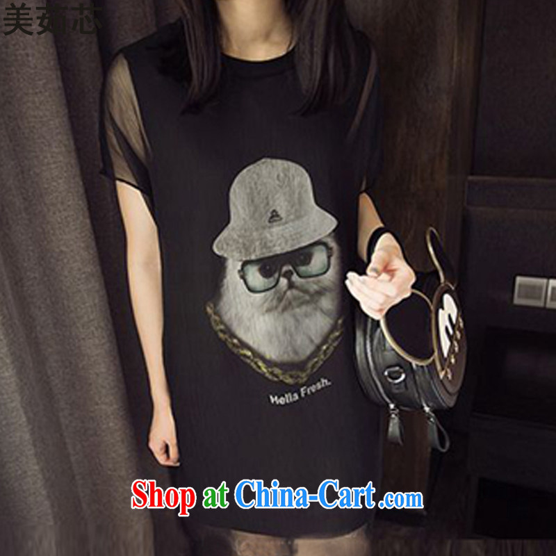 The US Ju-chipset 2015 spring loaded Korean short skirts stamp duty short-sleeved dress code the girls dresses girls 108 black XXXXL, the United States Ju-chipset, and shopping on the Internet