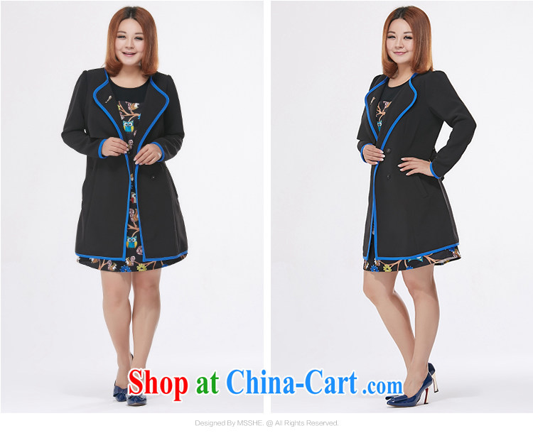 MsShe XL female 2014 autumn and winter new round-collar stamp beauty graphics thin aura vest dress 2387 black 6 XL pictures, price, brand platters! Elections are good character, the national distribution, so why buy now enjoy more preferential! Health