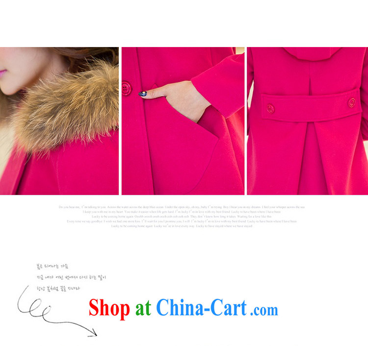 Overnight in winter 2014 the new women's coats Korean Goddess in long hair, it jacket girls 33,563 blue quality version XL pictures, price, brand platters! Elections are good character, the national distribution, so why buy now enjoy more preferential! Health