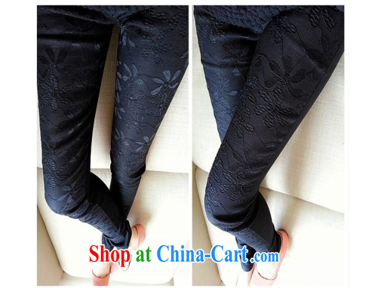 My dyeing clothing spring 2015 new Korean women who decorated graphics thin pencil trousers lace check spend a lot code trousers female black 3 XL (140 - 155 ) jack pictures, price, brand platters! Elections are good character, the national distribution, so why buy now enjoy more preferential! Health