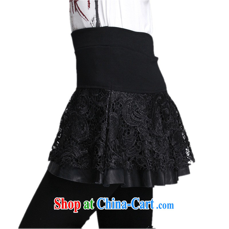 The delivery package as soon as possible-mm thick Korean XL upscale lace skirt pants mini skirts stretch thick and lint-free cloth warm solid pants Bonfrere looked video thin black XL approximately 115 - 135 jack, land is still the garment, shopping on the Internet