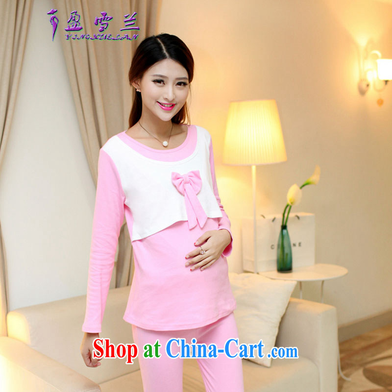 Surplus snow, 2014 cotton pregnant women fall autumn clothing pants Kit pregnant women with breast-feeding, clothing child clothing fall and winter thermal underwear 6091 Green Green (quality in stock) XL, surplus Snow (YINGXUELAN), shopping on the Internet